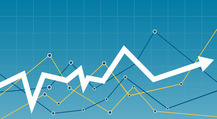 Stock market diagram