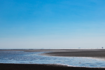 (千葉県ｰ湾岸風景)江川海岸から見る川崎方面６