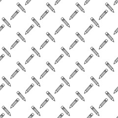 School Seamless Pattern Vector Illustration PENCILS WHITE Paper for Birthday and Party, Wall Decorations, Scrapbooking, Baby Book, Photo Albums and Card Print