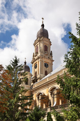 Fototapeta na wymiar Olosig Roman-Catholic church in Oradea. Romania