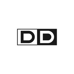 Obraz premium Initial Letter DD Logo Template Design