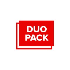 Duo pack sticker
