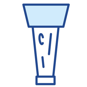 Holzbein Vector Icon Ilustration