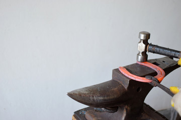  A blacksmith's and farrier tools