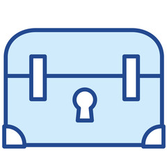 Schatzkiste Vector Icon Illustration