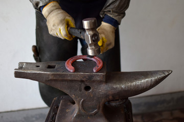 A blacksmith's and farrier tools
