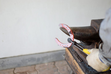  A blacksmith's and farrier tools