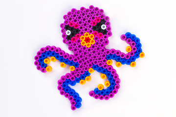 Perler bead octopus. - 213642791