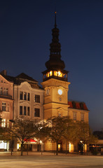 Masaryk Square in Ostrava. Czech Republic