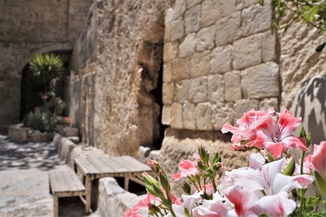 Fototapeta na wymiar Garden Tomb Israel