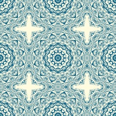 Seamless lace floral background. decorative texture for wallpaper, invitation. Vector color illustration