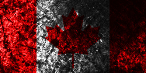 Canada smoke flag