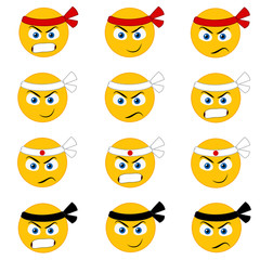 Martial arts emoticons