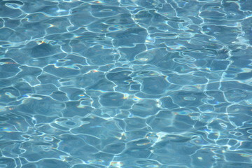 Water in a swimming pool