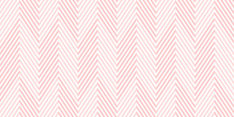 Achtergrondpatroon naadloos chevron roze en wit geometrisch abstract vectorontwerp.