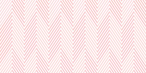 Fototapeten Hintergrundmuster nahtloses Chevron-rosa und weißes geometrisches abstraktes Vektordesign. © Strawberry Blossom