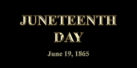 Juneteenth Day June 19, 1865