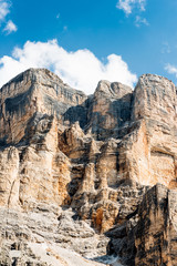View of the Santa Croce mountain peak.