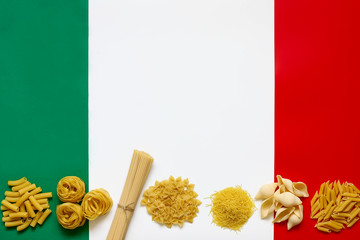 Italian pasta ingredients