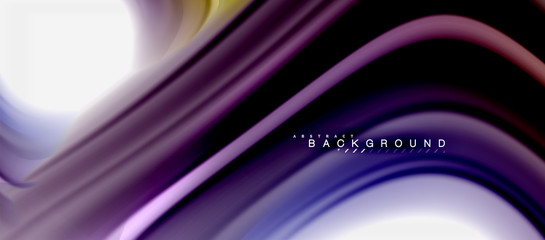 Rainbow fluid colors abstract background twisted liquid design, colorful marble or plastic wavy texture backdrop, multicolored template for business or technology presentation or web brochure cover