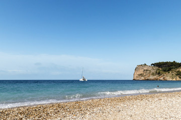 Fototapeta na wymiar Sicily mediterranean sea