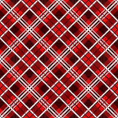 Diagonal seamless pattern in red hues