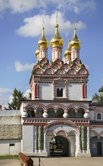 Peter and Paul church in Joseph-Volokolamsk Monastery. Moscow Oblast. Russia