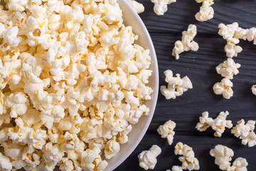 Popcorn snack in bowl