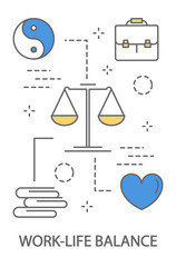 Work-life balance concept