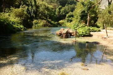 Source de l’Œil bleu (région de Delvinë- Albanie)
