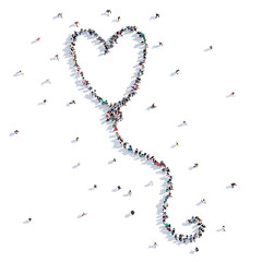 A lot of people form wedding balloons, love