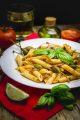 Tomato Pasta and Capers
