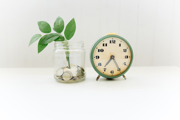 Retro alarm clock