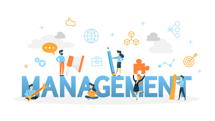 Management concept illustration