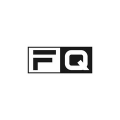 Initial Letter FQ Logo Template Design