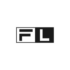 Initial Letter FL Logo Template Design