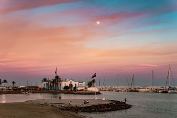 Obraz premium Beautiful sunset colors