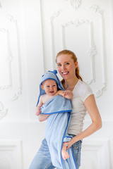 Fototapeta premium Mother with a baby