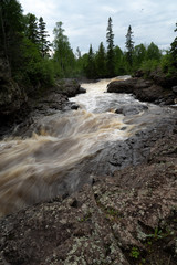 Cloudy river