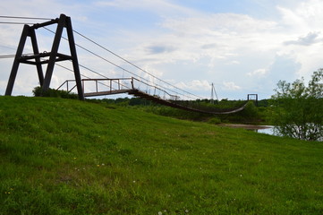 Fototapeta premium A bridge across the river