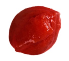 Collection of ketchup stains and drops