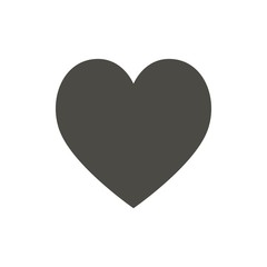 Heart icon, like vector. Love symbol. Trendy flat ui sign design. Heart graphic pictogram for web si