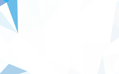 Light BLUE vector abstract polygonal template.