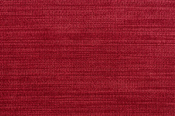 Red cloth background.