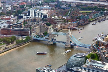 Obraz na płótnie Canvas London aerial view