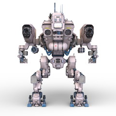 Naklejka premium 戦闘ロボット