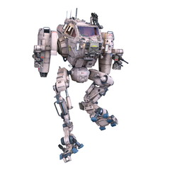 Naklejka premium 戦闘ロボット