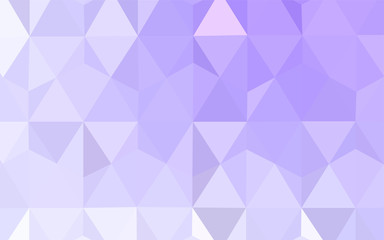 Light Purple vector polygonal pattern.