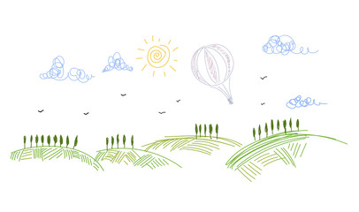 volare, mongolfiera, aria, libertà, © xyz+