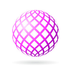 Abstract sphere vector icon
